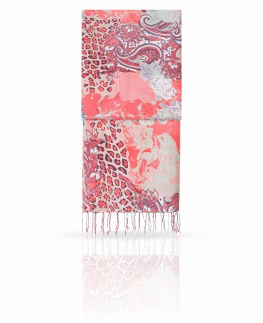 Палантин Женский S40-ANIMAL.PAIS/CORAL